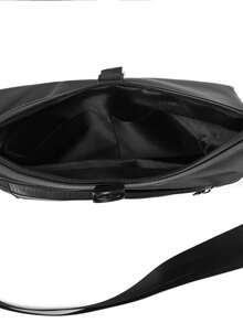 Functional Style Messenger Bag, Men's Casual Shoulder Bag, Large Capacity Commuter Crossbody Bag - Multicolor - View 9