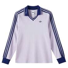 Adidas Áo Polo Nữ Tay Dài POLO W CC Thoải Mái Hàng Ngày Thường Ngày Áo Polo Tay Dài Cổ Chữ V 2026 Xuân/Thu Thể Thao Ngoài Trời KY5733 - màu tím nhạt - Xem 1
