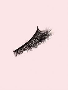 10 Pairs 14mm Criss-Cross False Eyelashes - Black - View 2