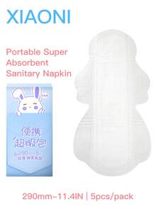 XIAONI Portable Packing Sanitary Pads Super Absorbent Sanitary Napkin Compact Packaging 5Pcs/Pack, Easy Carry Perfect For Travel - Set - View 13
