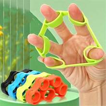 粉色握力器，粉色布套，露指防滑健身手套，男女通用举重把手，健身房橡胶哑铃把手，健身橡胶举重防滑握把 - 彩色 - 查看 3