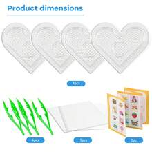 3000pcs/Bottle 14 Colors 2.6mm Square Fuse Beads Set, 4 Transparent Pegboards Included With Instructions, DIY Cute Decor Accessories Materials - Small Bottle Of 2.6mm Perlite Beads - View 20