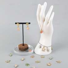 30/50/80/100个锌合金珐琅海洋海星和贝壳吊坠 - DIY珠宝制作吊坠 - 海星海螺貝殼 - 查看 8