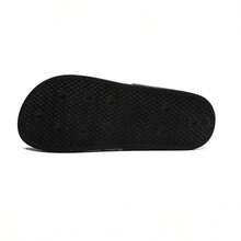 2026春夏新款男士软底大码拖鞋，尺码47，小码拖鞋36，防滑耐磨拖鞋，EVA轻便弹性软底，室内休闲人字拖48，户外沙滩凉鞋49，笑脸图案套脚拖鞋50 - D-黑色 - 查看 8