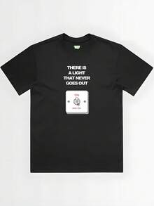 The S-Mith Inspired Light Never Goes Out T-Shirt - Black - View 1