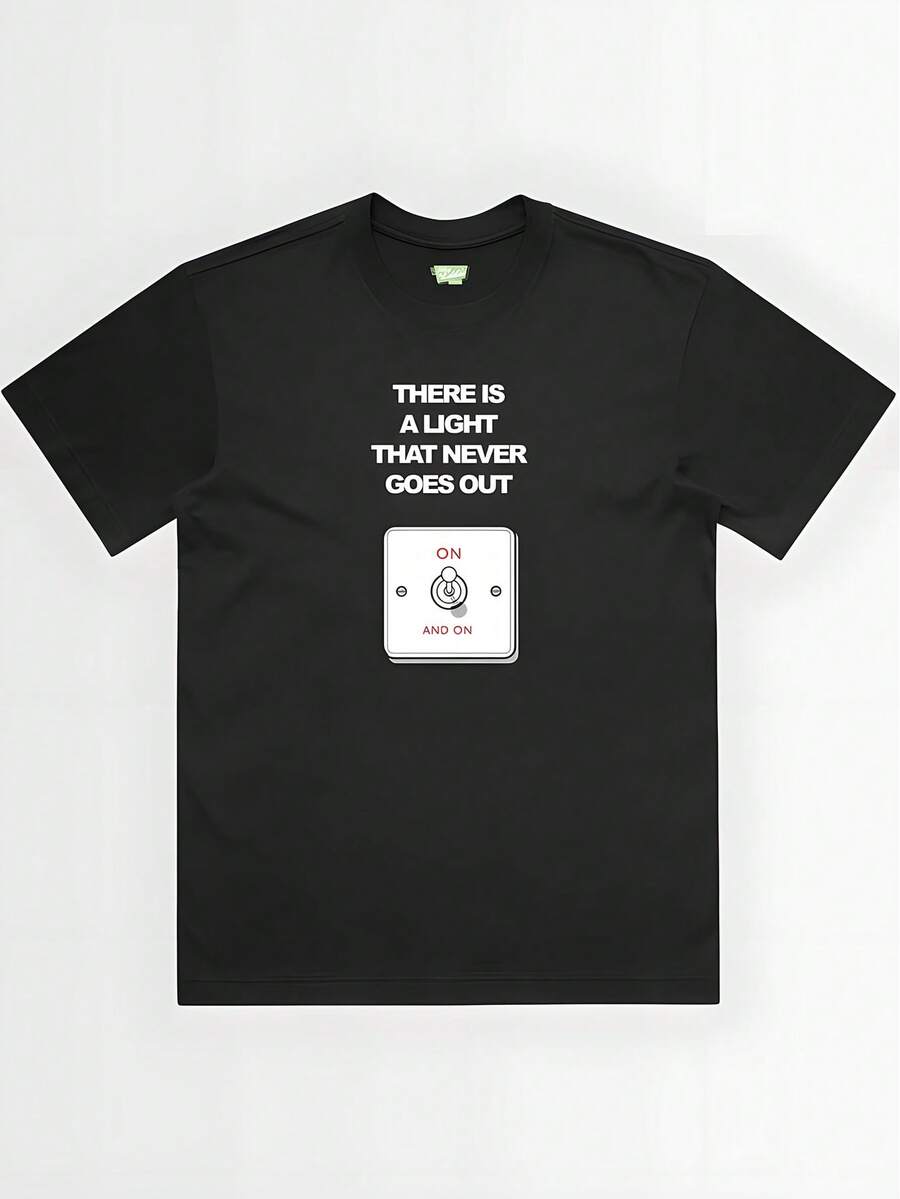 The S-Mith Inspired Light Never Goes Out T-Shirt - Black - View 1