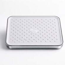 6pcs/Set 8-Inch Square Electroplated Plastic ABS Shower Head Set With Extension Rod And Diverter, Suitable For Bathroom - Square - View 8