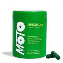 Moto Metabolism Boosting Capsule - Energy, Curb Cravings, Healthy Metabolism - Vegan Capsules, 30 Servings - 2pcs - 查看 3