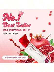 Coleology Cutting Jelly (10 Days) - Garcinia Cambogia (HCA) Jelly Sticks. Delicious Pomegranate Flavored. Chia Seeds, Collagen. - 150ml - View 10