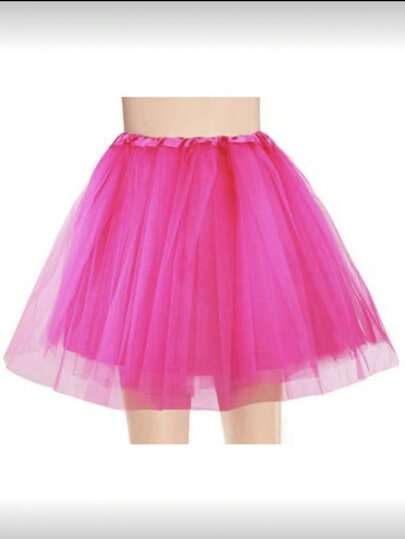 Adult 4-Layer Tulle Skirt, Princess Style Fluffy Mesh Skirt Suitable For Cosplay, Birthday Party, Sheer Tulle Skirt, Halloween Costume