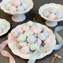 Pearl-Shaped, Nonsensical, Ice-Skin-Shaped, Stress-Relieving, Ultra-Thin Glutinous Rice Handmade Balls, Milk Skin Balls, Holiday Party Gifts. - 珠珠綠色6cm - 查看 7