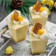 Transparent Mousse Cup, Frost-Proof, Shatter-Resistant, Anti-Slip Design, Elegant Transparent Party Cup. Suitable For Cocktails, Desserts, Cold Drinks, Weddings, Birthdays, Gourmet Food, Home And Travel - A - View 8