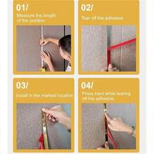 1 Cuộn nẹp trang trí tường bằng thép không gỉ, nẹp phẳng trang trí, nẹp viền tường màu vàng titan, thích hợp để trang trí gương phòng khách, dán decal, giấy dán tường vinyl, trang trí nhà cửa, trang trí mùa xuân, làm mới nhà cửa, quà tặng trang trí Ramadan, trang trí gương sinh nhật tốt nghiệp, gương treo tường, trang trí phòng tắm. - Nhiều màu - Xem 8