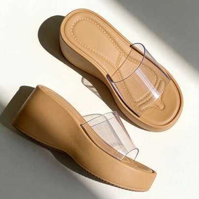 Scarpe con plateau estive da donna, scarpe con suola spessa da donna, scarpe di tela eleganti da donna, sandali con plateau, sandali eleganti da donna