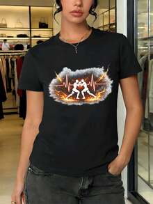 Women T-Shirts - Black - View 1