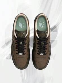 Nike Air Force 1 Low '07 Sequoia Dark Hazel– Men's Lifestyle Sneakers – Shoes For Man -Vintage-Spring & Summer-Inspired Running Shoes, Shock-Absorbing Comfort, Gym To Streetwear Casual Wear-Mother's Day Gifts-Father's Day Gift–IQ1122 320 - Sequoia/Dark Hazel/Black/Cream II - 查看 3