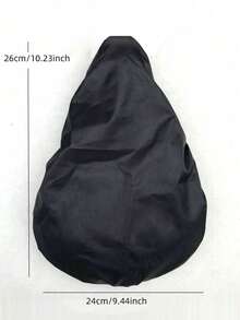 1件装自行车座垫防水套，山地车鞍座防雨罩，电动自行车座垫保护套，骑行座垫装备，黑色 - 查看 2