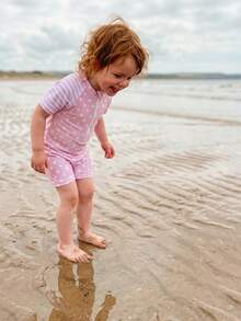 Baby Girls Beachwear - 粉色 - 查看 2