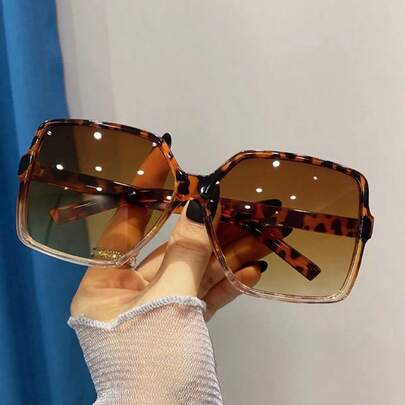 大框休闲长方形轻便眼镜，高品质日常装饰眼镜