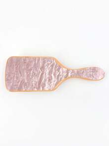 1pc Customized Laser Engraved Air Cushion Hair Comb, Personalized Acrylic Shiny Pearl Textured Name Design, Unique Bridesmaid Party Gift, Gift For Her/Mom - Multicolor - View 11