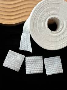 1000pcs/Pack Extra Large Capacity Pearl Texture Nail Polish Remover Wipes, Salon Use Nail Cleansing Pads, Non-Shedding Nail Wipes, Water-Saving Nail Cleaning Pads - White - View 4