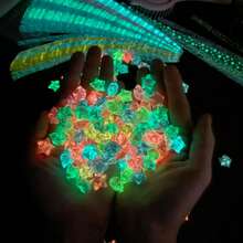 210 Sheets Of Luminous Star Paper, Star Paper Folding Star Specific Paper Folding Star Origami Strip Lucky Star, Luminous Handmade Star Paper - 210 Sheets Of Glow-in-the-dark Star Paper/four-leaf Clover Paper - View 5