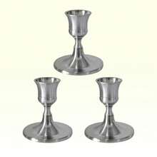 Bộ 12/6/3/2 chân nến bạc, kiểu dáng cổ điển châu Âu, làm từ kim loại sắt, lý tưởng cho Giáng sinh, Halloween, họp mặt gia đình, kỷ niệm ngày cưới, sinh nhật tại nhà và khách sạn - các bữa tiệc tối (Không bao gồm nến). - bạc - Xem 10