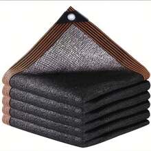 Black Sunshade Net For 70-80% Shading, Plant Greenhouse Covering Net, Fence, Privacy Net, Garden, Sunshine, Shantytown, External - 3x4m - View 13