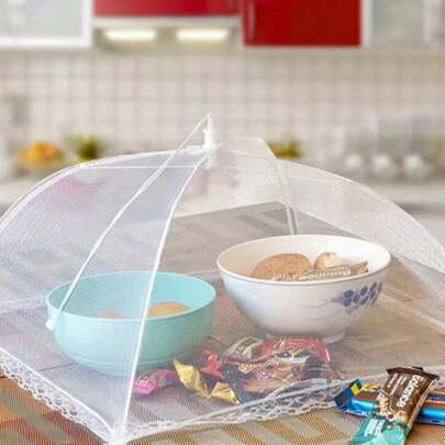 Large Pop-Up White Mesh Food Cover Tent - Foldable And Washable, Suitable For Picnics, BBQs And Gatherings, Available In 4 Sizes