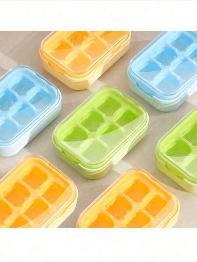 Silicone Ice Cube Tray, Ice Cube Mold, Ice Maker, Button Ice Maker For Refrigerator, Mini Fridge