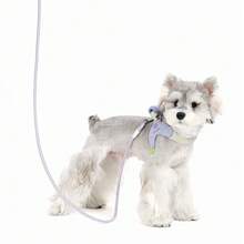 2pcs/Set New Dog Saddle Chest Harness With Soft Handles And Leash, Outdoor Travel Essential Pet Chest Strap - Multicolor - View 12