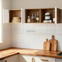 Mueble Superior de Cocina, Alacena Gabinete Superior de Cocina - Blanco (3 Puertas Beige) - 3 Puertas Beige - Ver 4