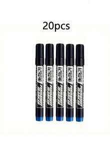 20/15/10/5/1 Bút dạ vĩnh viễn, Mực đen chống thấm nước, dung tích lớn, Bút gốc dầu, Đồ dùng văn phòng, 5,5 inch - Nhiều màu - Xem 17