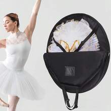Túi đựng trang phục múa ba lê gấp gọn 40 inch, có khóa kéo, dùng để cất giữ váy múa ba lê. - màu đen - Xem 12