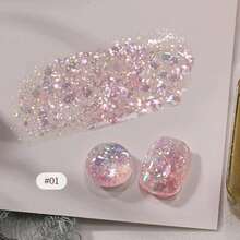 MIANEL GEL MIANEL 10ml 鹿角花凝胶指甲油，2026 新款超亮泽指甲油，钻石闪粉指甲油，红色指甲，黑色指甲，情人节美甲钻石闪粉指甲油 - 彩色 - 查看 19