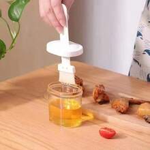 1pc Olive Oil Dispenser Bottle - Brush Cap 2-In-1 Silicone Oil Brush - Heat Resistant, No Shedding, For Cooking Food, Serving Dishes, Bread - Kitchen Tool - View 8