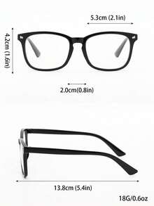 1副男女通用圆形镜框Y2K未来主义透明镜片眼镜 - 無色 - 查看 7