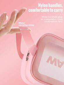 24PCS Makeup Tools Set Including:18PCS Makeup Brush Set+1pc Multi-Functional Zipper Toiletry And Cosmetic Bag Waterproof+5PCS Triangle Powder Puffs,All-In-One & Beginner-Friendly | Travel-Ready & Gift-Ready | Perfect For Newbies/Her - Multicolor - View 10