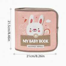 幼兒靜音忙碌書 嬰兒日常生活毛氈布活動書 時間情緒自我照顧認知蒙特梭利早教感官玩具禮物 - 彩色 - 查看 11
