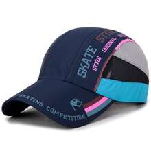 1顶字母印花超薄速干帽，适合春夏季节、马拉松、防晒棒球帽 - A - 查看 13