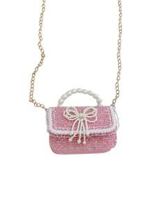 1pc Bag, Fashion Crossbody Bag, Super Mini Lipstick Bag, Lightweight Storage Bag, Handbag, Travel Bag, Party Coin Purse, Coin Pouch, Bow Shoulder Bag - Single Shoulder Crossbody Handbag - View 13