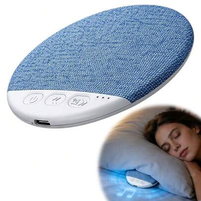2026 New Sleep Pillow Speaker, Bluetooth Pillow Speaker, Ultra-Thin Stereo Bass With Timer And White Noise Sleep Aid Function, Sleep Headphones For Adult (Blue)