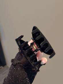 3个黑白波点小发夹，优雅女士发爪 - 彩色 - 查看 4