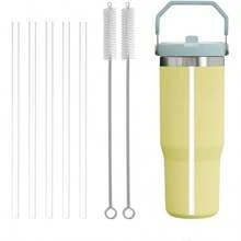 Straw Iceflow 30ozOnlyReusable Drinking Straw With Straw Cleaner Brush Compatible With IceFlow Flip 30oz Stainless Steel Tumbler - Fit  Iceflow Series 30oz - View 1
