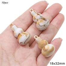 10pcs Cute Dolphin Butterfly Dragonfly Acrylic Pendant DIY Handmade Earrings Bracelet Hanging Accessories - Multicolor - View 10