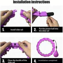 24/27/30 Sections For Fitness, Shaping, Waist Slimming, Fat Burning - Pink - View 3