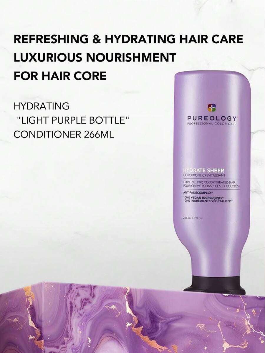 Pureology Amino Acid Moisturizing Purple Bottle Conditioner, Soothing, Refreshing, Smooth - Conditioner (for Fine Hair) 266ml - View 1