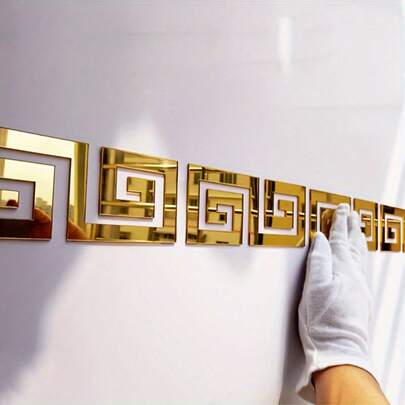 20pcs Adhesive Mirror Sticker Set - Multi-Functional 1.97/3.94 Inch Size, Easily Create Home Decorations, Perfectly Suitable For Living Rooms, Bedrooms, Cabinet Edges And Windows. Stickers, Wall Stickers, Vinyl Stickers, Home Decorations, Spring Decorations, Renovate Home, Festival Decoration Stickers, Birthday And Graduation Ceremony Mirror Wall Stickers, Room Decorations, Bathroom Decorations, Living Room Decorations.