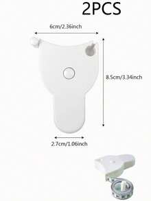 1 pieza Cinta métrica suave para medir la cintura, el busto, la cadera, el brazo y la circunferencia de la pierna, herramienta de medición para fitness - Múltiples estilos - Ver 11