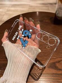 动漫卡通彩绘透明极简时尚创意防震手机壳，兼容 17/17Pro/17ProMax、16/11/16Pro/16Plus/16ProMax/16E/15ProMax/13/14/12/XS/XR/7G/8P、Galaxy S25/S25Plus/S25 Ultra、A16/A36/A26/A56/A50/A12/A32、S26/S26Plus - 彩色 - 查看 6